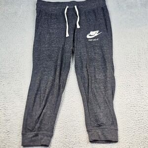 Vintage Nike Sportswear Pants Womens Small Gym Capri Jogger Pockets 883723-010